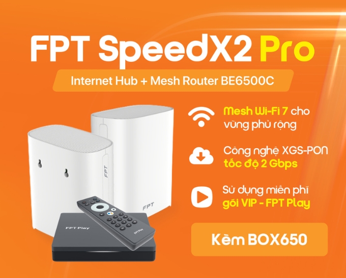 Gói FPT SpeedX2 PRO